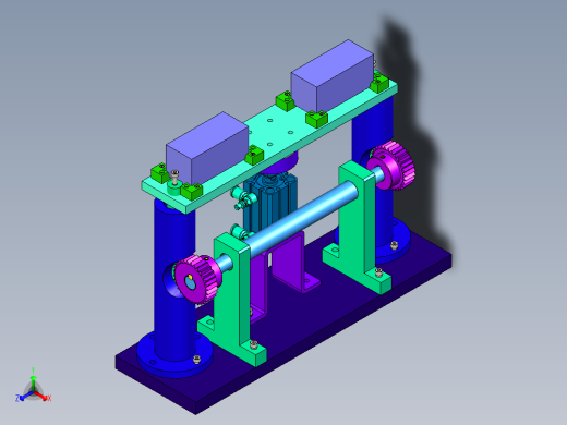 气缸顶升同步机构顶升机构