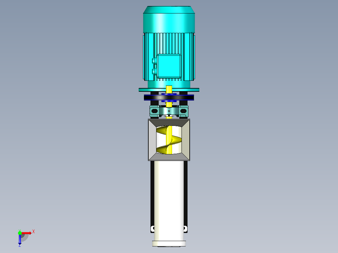 B2003996-鱼粉颗粒颗粒饲料加工机俯视图
