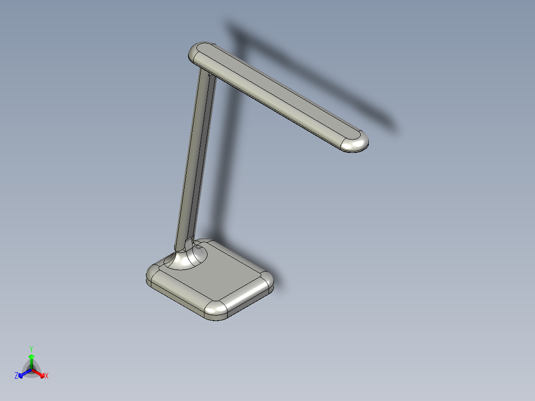 台灯正等轴测图