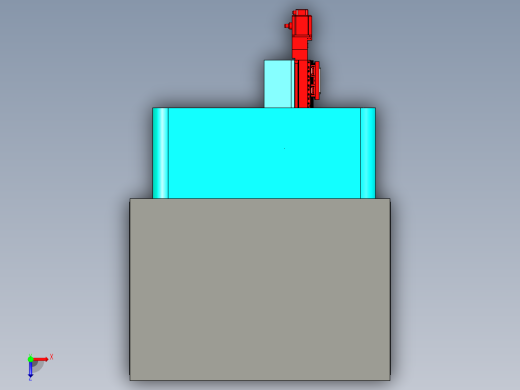 双头双位精密研磨机设计俯视缩略图