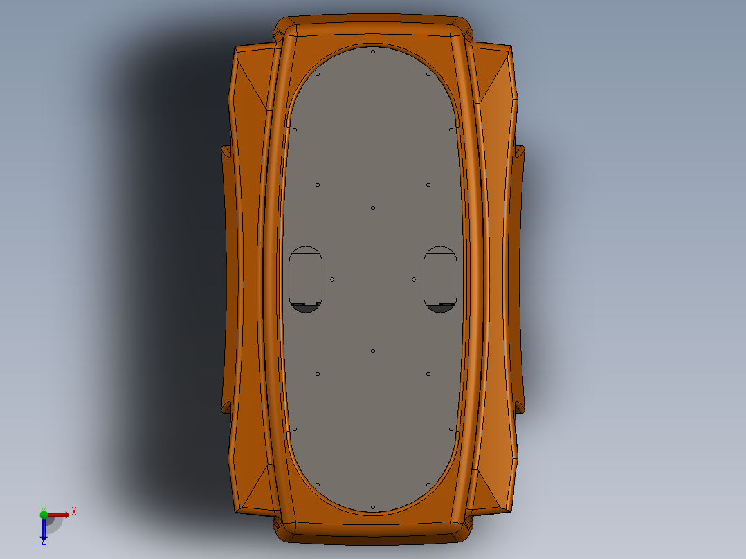 AGV小车、AGV(132)俯视图