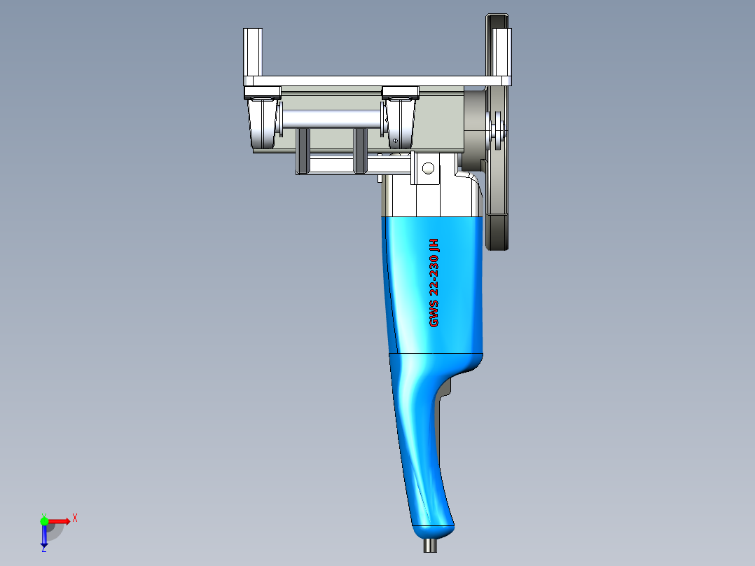 B3003831-DIY 角磨机支架 D230mm俯视图