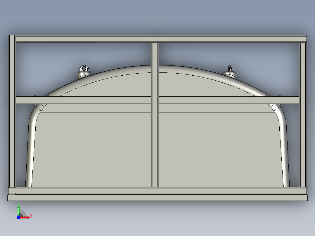 GFK - 建模与成型前视图