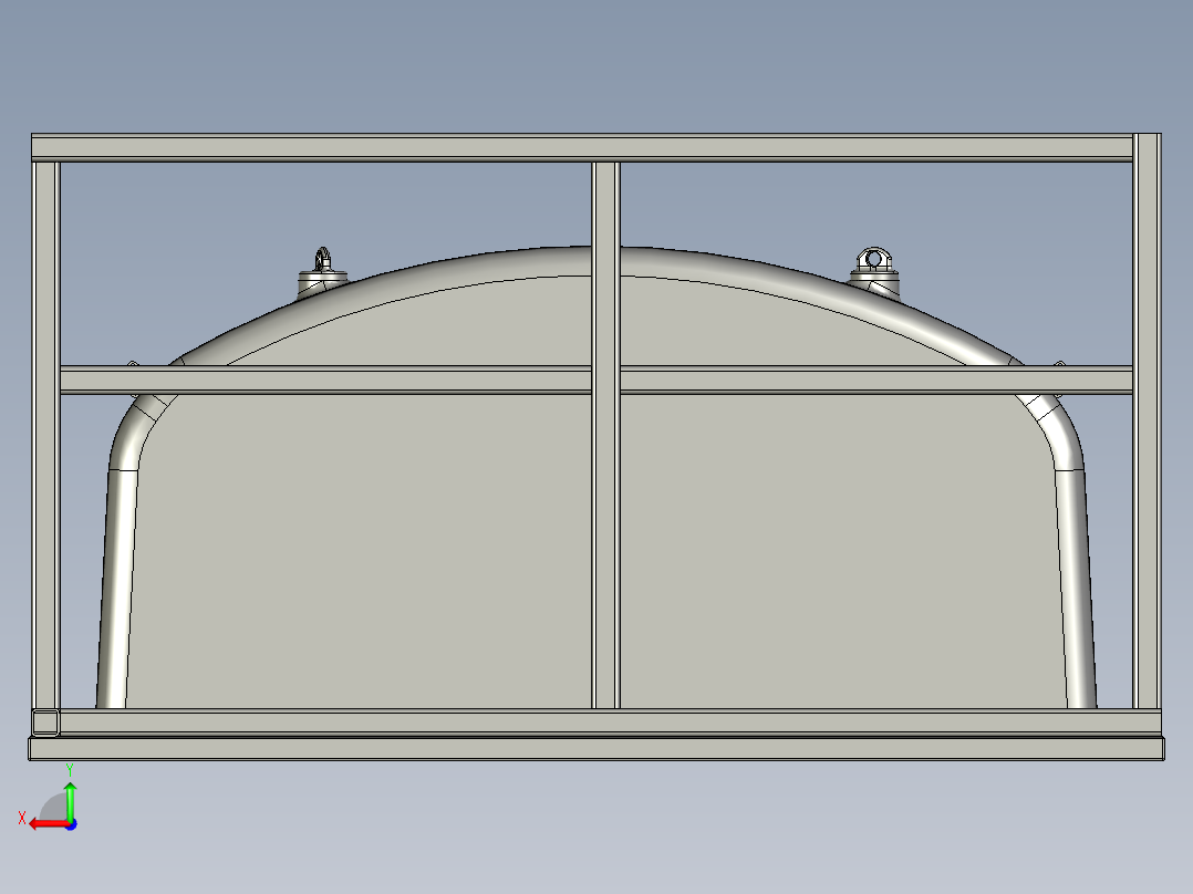 GFK - 建模与成型后视图