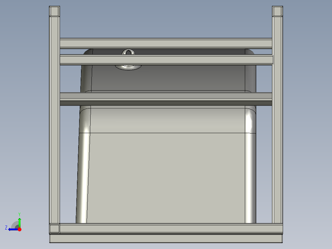 GFK - 建模与成型右视图