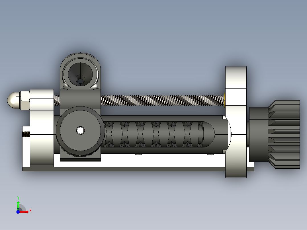A3004647-机械倒顺器开关前视图