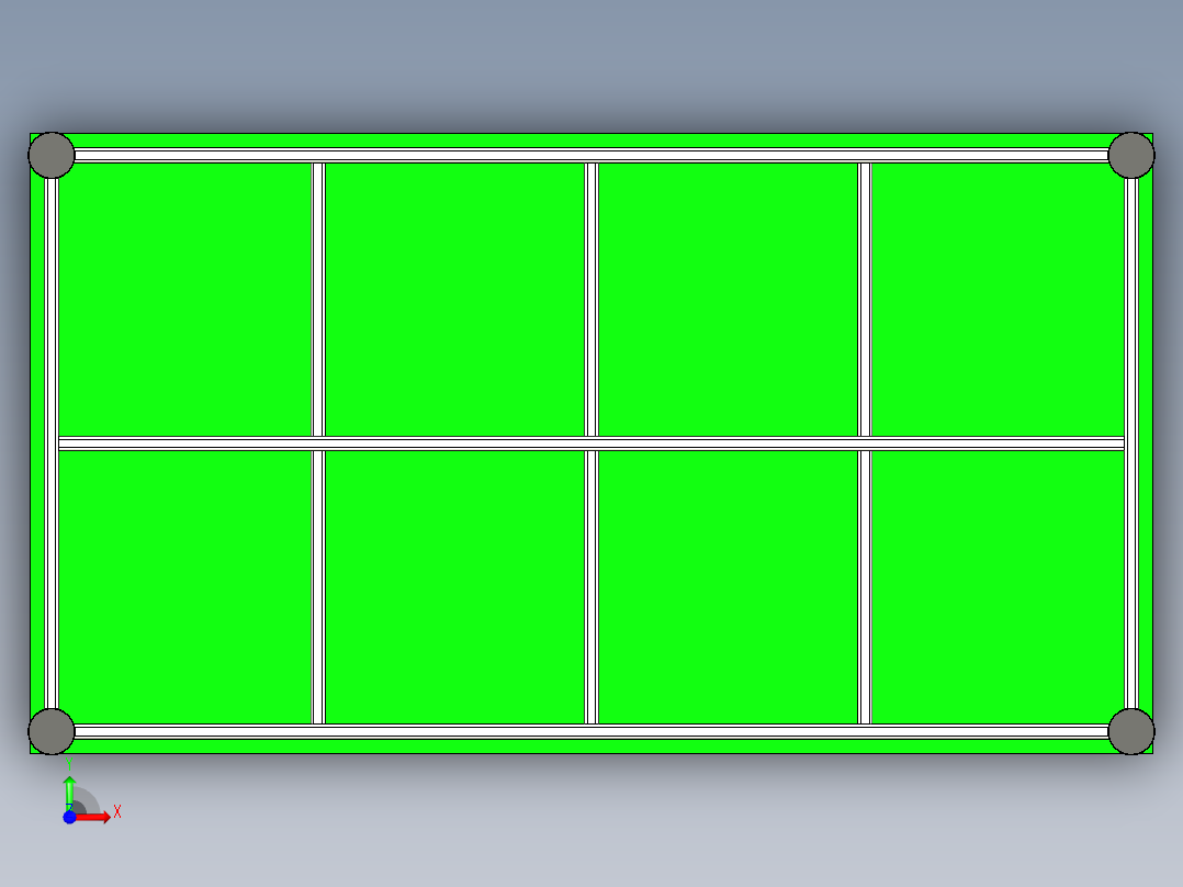 防静电工作台前视图