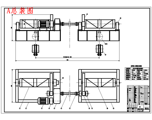 海委某水利枢纽节制闸2x250kN-1.43m.min-10m固定卷扬启闭机设计6张CAD图缩略图