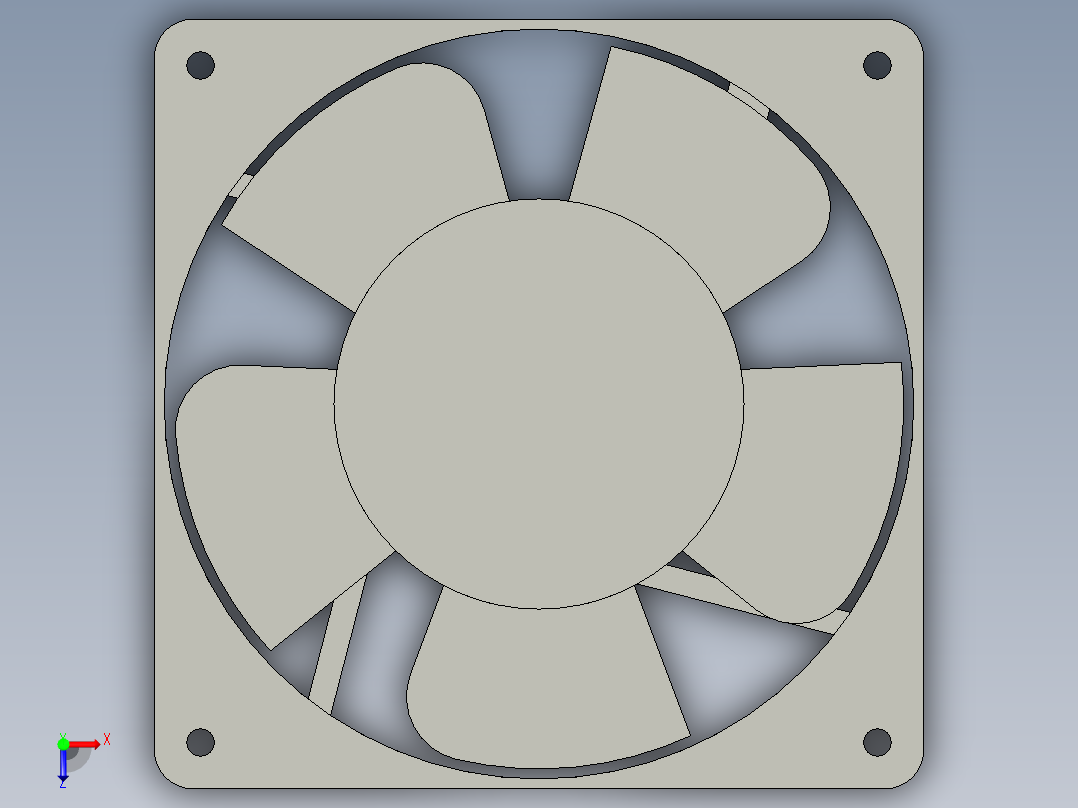 15X18MZ120x120风扇3-ZX-12俯视图