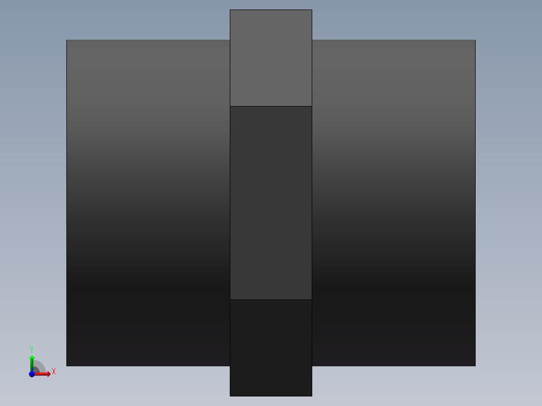 COUPLING_DN25_PN10_U-PVC前视图