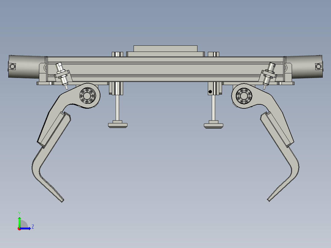 工业机械手左视图