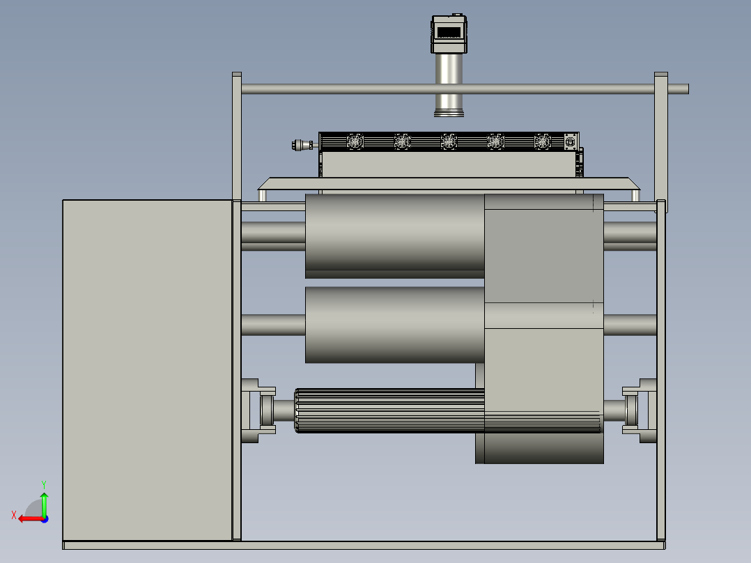 软包装印刷在线质量检测后视图