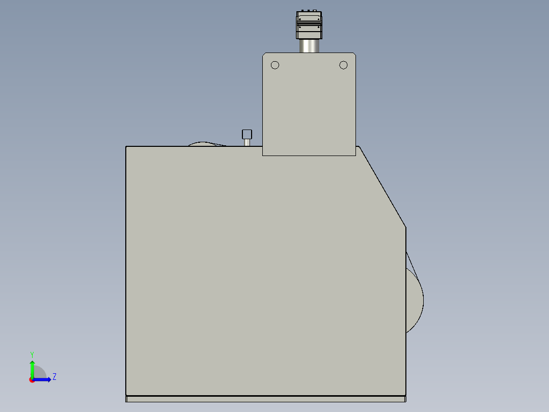 软包装印刷在线质量检测左视图