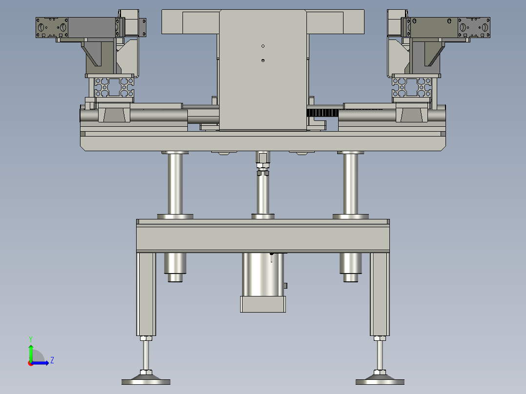 8012-0401-0000定位整形机构-8262左视图