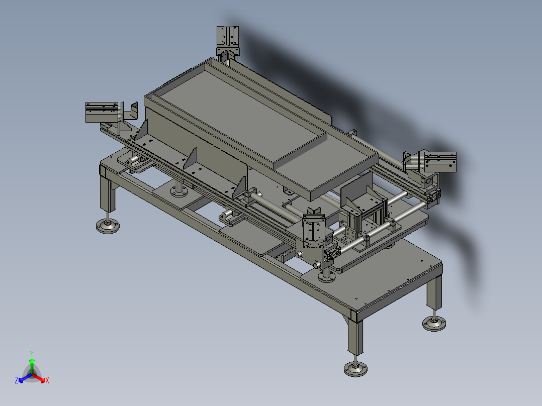 8012-0401-0000定位整形机构-8262正等轴测图
