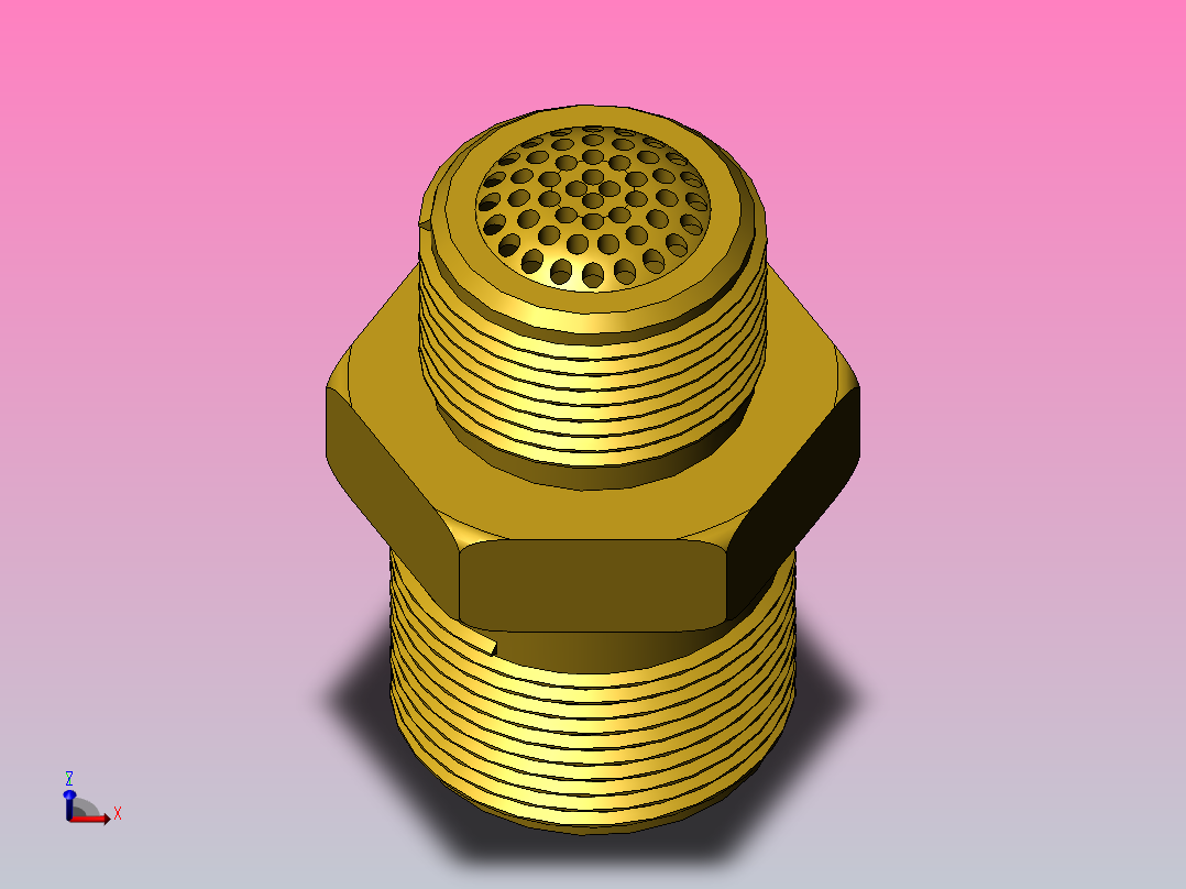 宝塔接头主视图