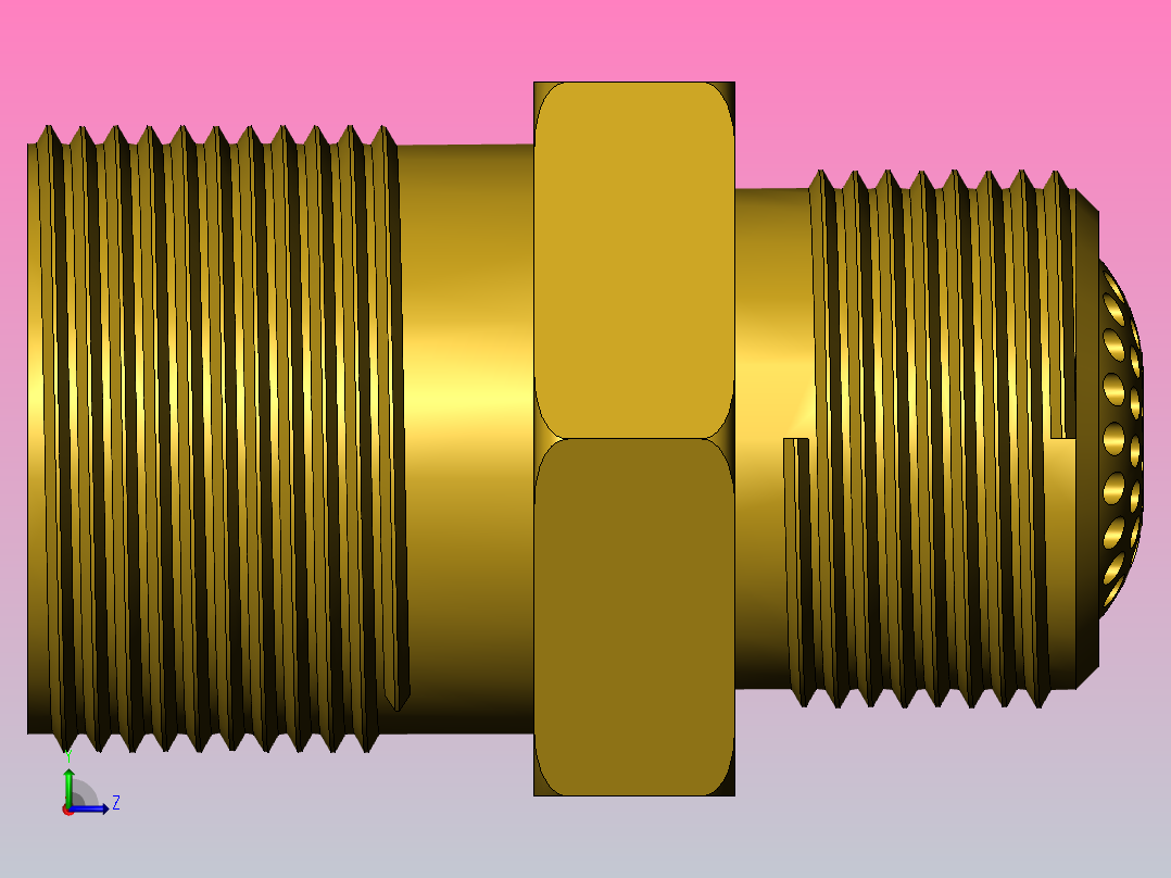 宝塔接头左视图