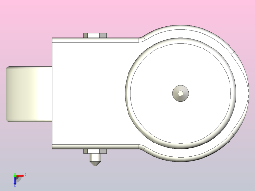 滚动脚轮- 4英寸俯视缩略图