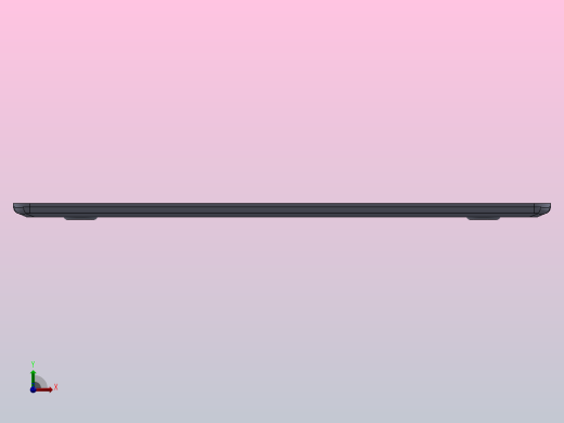 超薄笔记本电脑前视缩略图