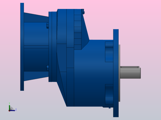 RXF67ZP斜齿轮减速机RXF67-1.6-M1-P80-Φ200左视缩略图