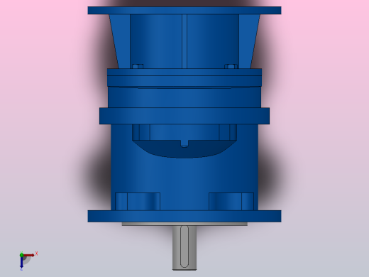 RXF67ZP斜齿轮减速机RXF67-1.6-M1-P80-Φ200俯视缩略图