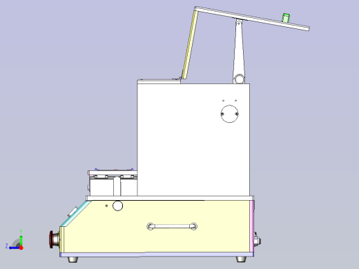M12 测试治具3D模型右视缩略图