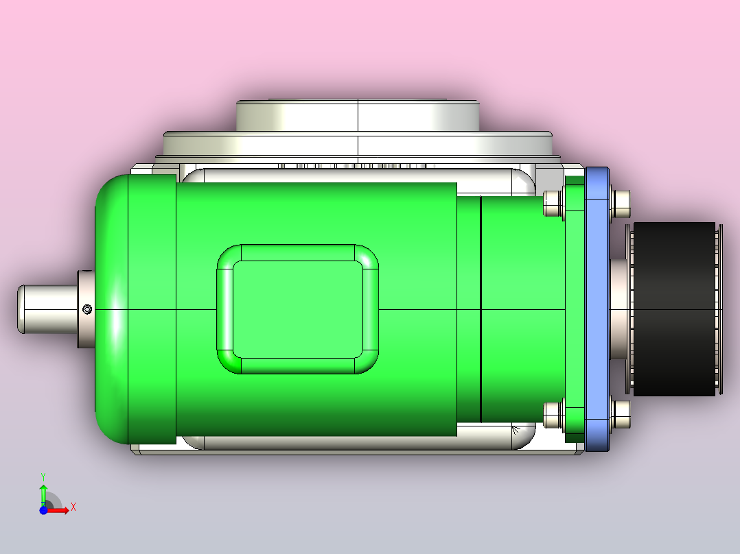 ER-RU140DT英锐凸轮分割器全套3D图档前视图