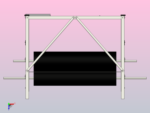 车间卷料架俯视缩略图