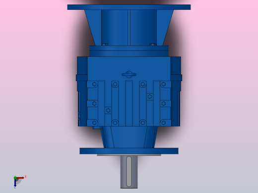 RF67ZP斜齿轮减速机RF67-4.29-M1-P100-Φ200俯视缩略图