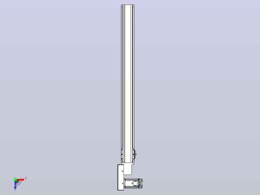 皮带直线轴半封闭可选导轨TPA-HNB-85S-90-L850-ML-C-P20-N3俯视缩略图