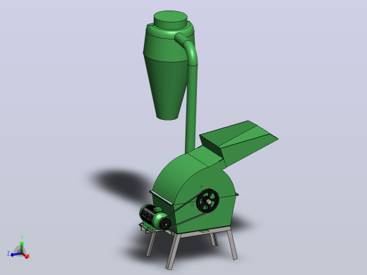 分离器分离设备hammer-mill-18832-模型格式为 sw