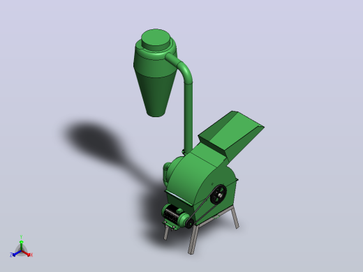 分离器分离设备hammer-mill-18832-模型格式为 sw正等轴测缩略图