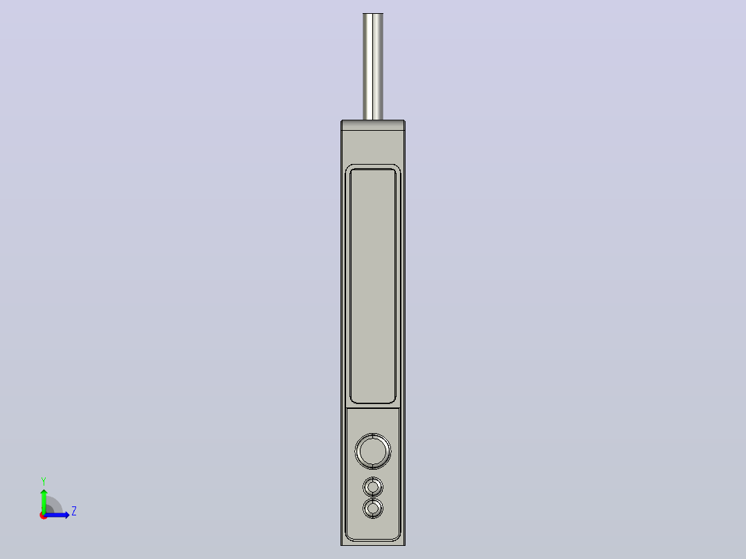标签传感器PUD-100N左视图