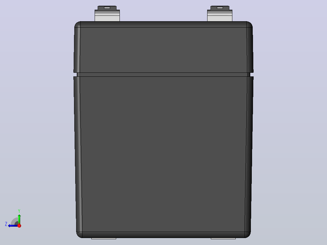 电子器件Batt Lead-Acid 12v1_3Ah右视图