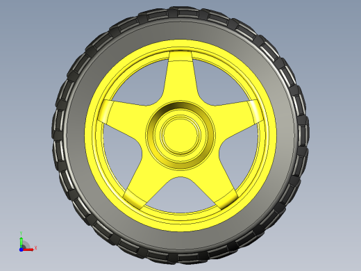车轮D65x25前视缩略图