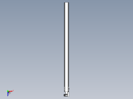 皮带直线轴半封闭可选导轨TPA-HNB-140D-120-L2550-MR-C-P40-N3俯视缩略图