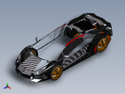 兰博基尼aventador 700-4正等轴测缩略图