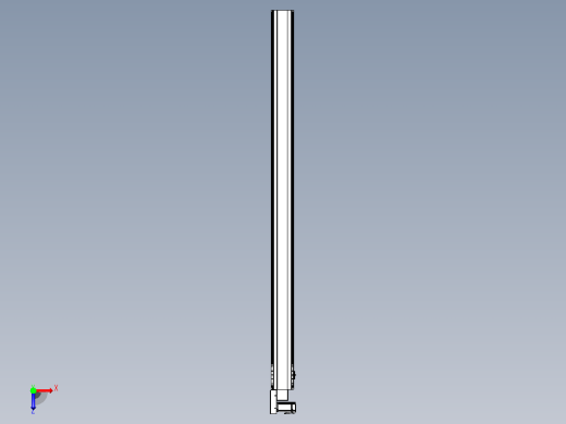 皮带直线轴半封闭可选导轨TPA-HNB-140D-120-L2150-ML-C-P40-N3俯视缩略图