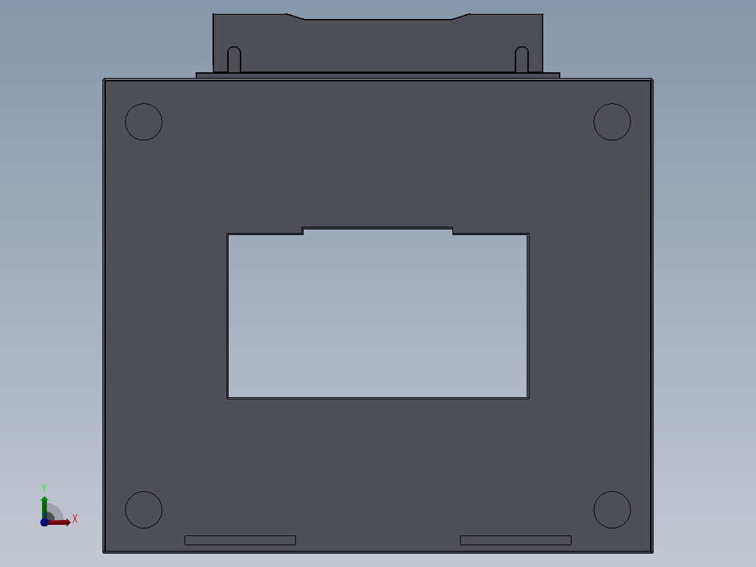 CJH(BH)-0.66系列保护型（P型）电流互感器[CJH(BH)-0.66-100×50Ⅱ-P]前视图