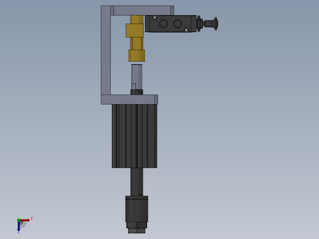 水流量传感器压挡圈工装俯视图
