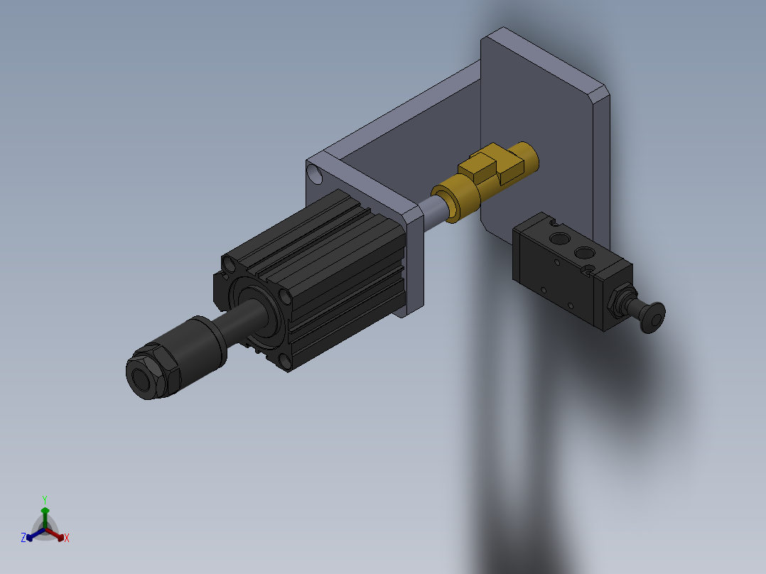 水流量传感器压挡圈工装正等轴测图
