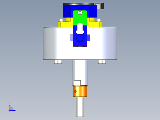 二爪和三爪卡盘夹具STEP左视缩略图