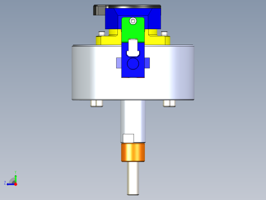 二爪和三爪卡盘夹具STEP右视缩略图