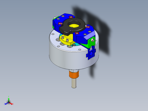 二爪和三爪卡盘夹具STEP正等轴测缩略图