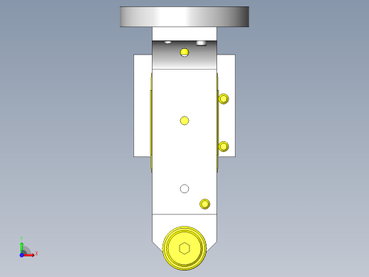 工件抬起机构前视缩略图