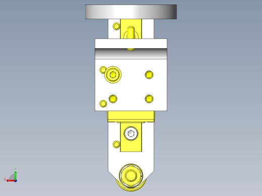工件抬起机构后视缩略图