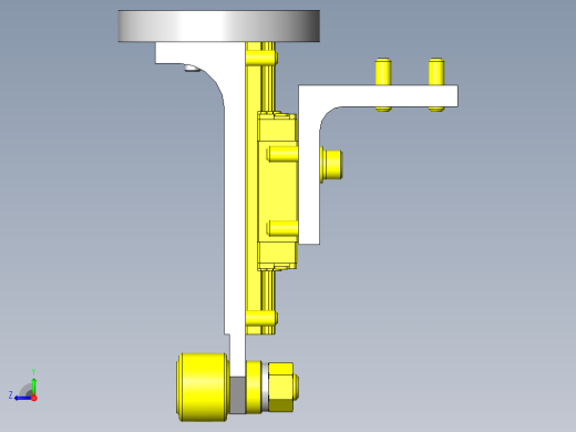 工件抬起机构右视缩略图