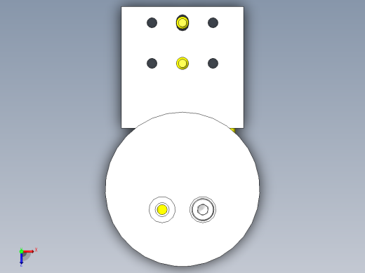 工件抬起机构俯视缩略图