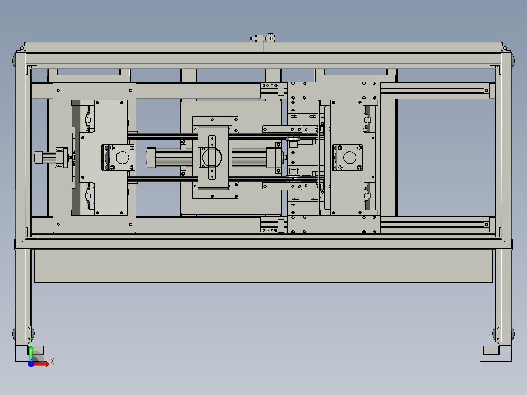 新型冲切机设备前视图