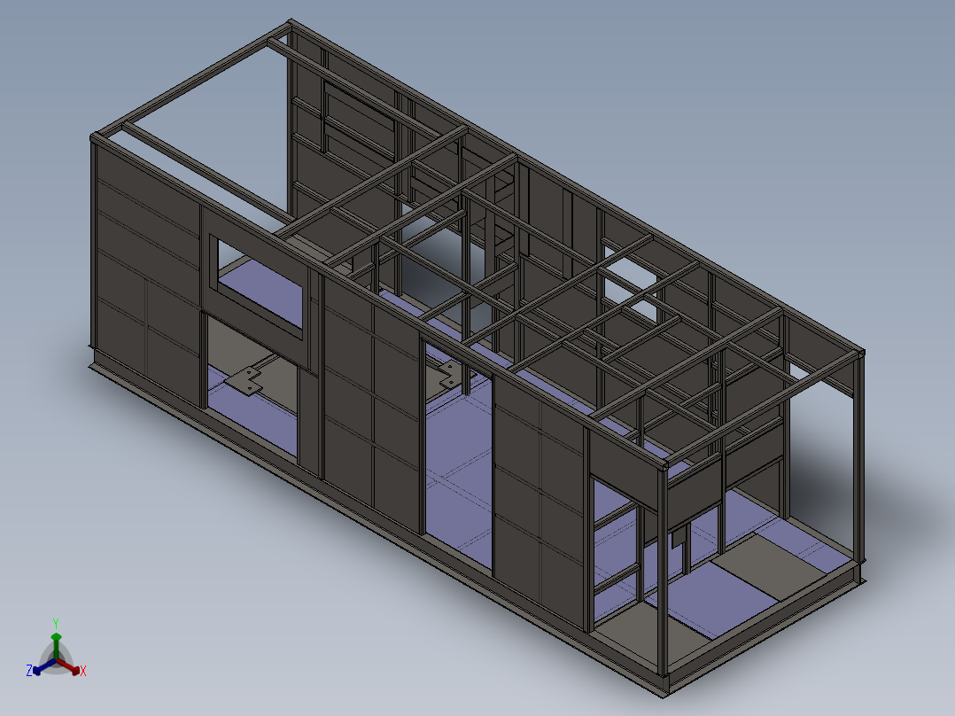 测井房正等轴测图